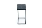Carbone side table glass