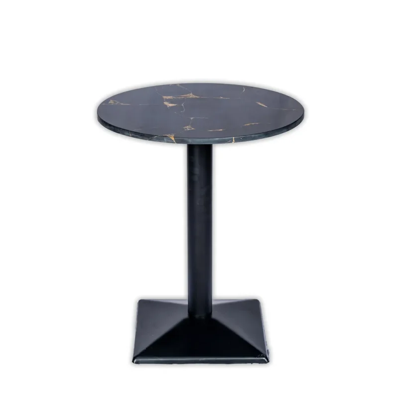 Mono table Round Black & Grey