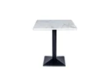 Mono table Marble Square White & Black