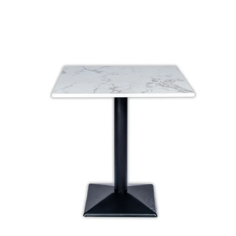 Mono table Marble Square White & Black