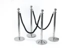 Silver poles & Black ropes - Image 2