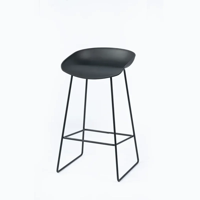 Sleek Barstool Black