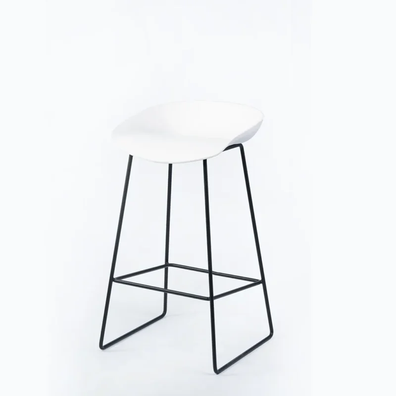 Sleek Barstool White