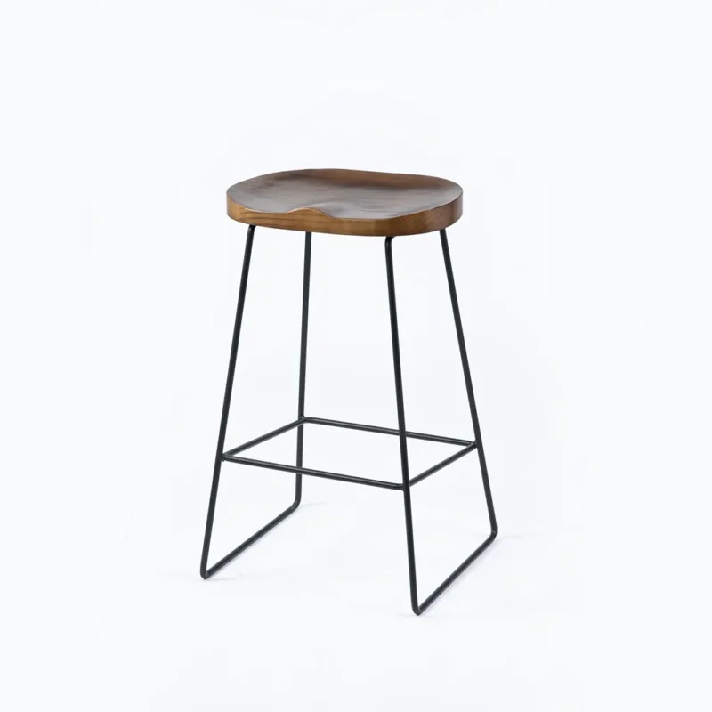 Sleek Barstool Wooden
