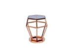 Rose golden Mocha Side Table