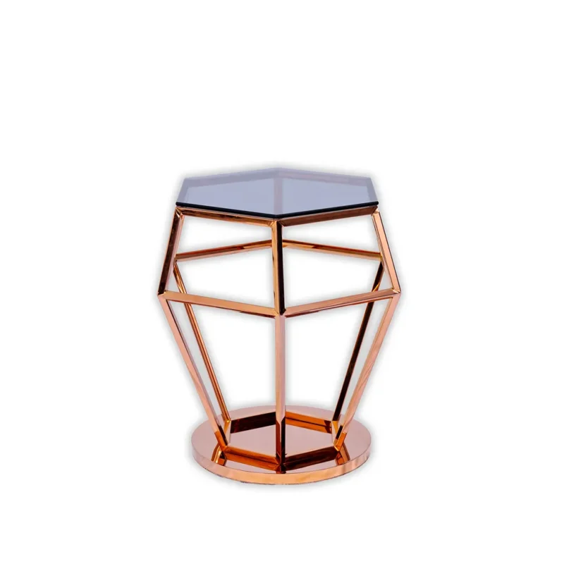 Rose golden Mocha Side Table