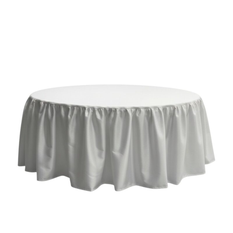 Grande Banquet Table With White Cover