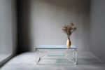 Silvery espresso coffee table - Image 2
