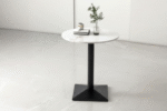 Mono table Round Marble White & Black - Image 2