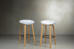 Sleek Wooden Leg White - Image 2