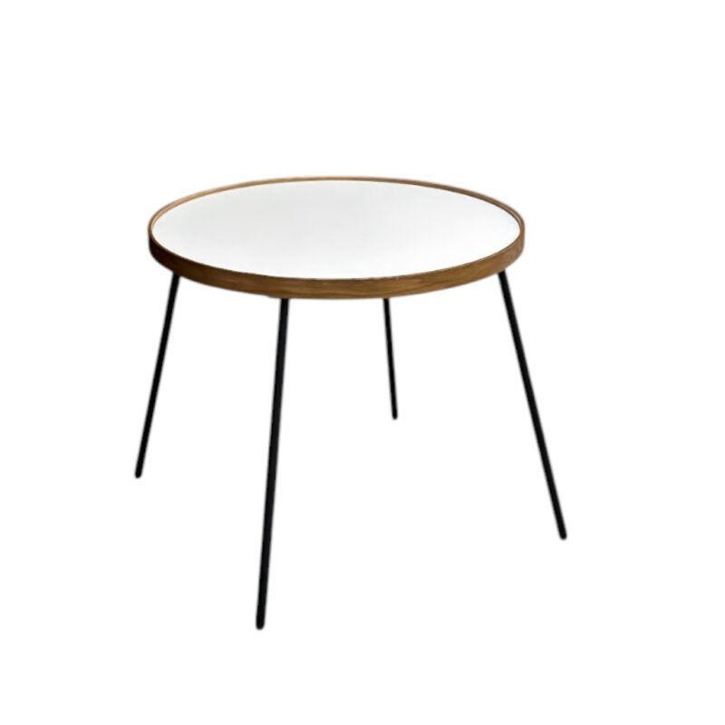 Espresso Noir Table White