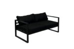 Vista outdoor chairs  Double Seater Black
